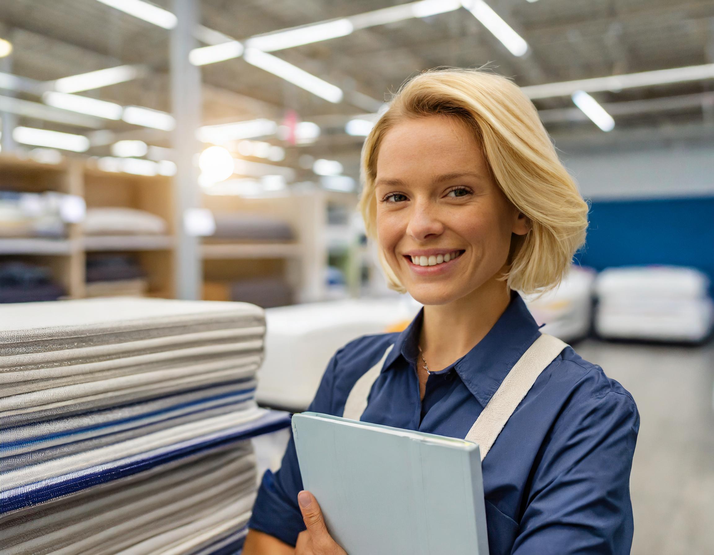 Lisa Becker, weiblich, älteres Alter, zufrieden